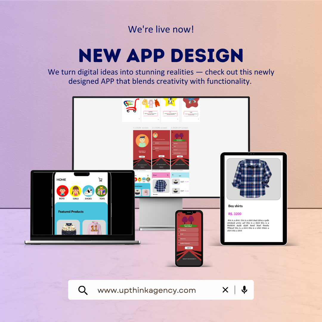 App development services by Upthink agency