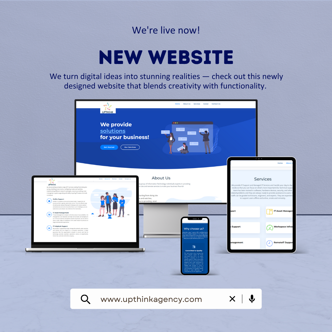 Website development services by Upthink Agency