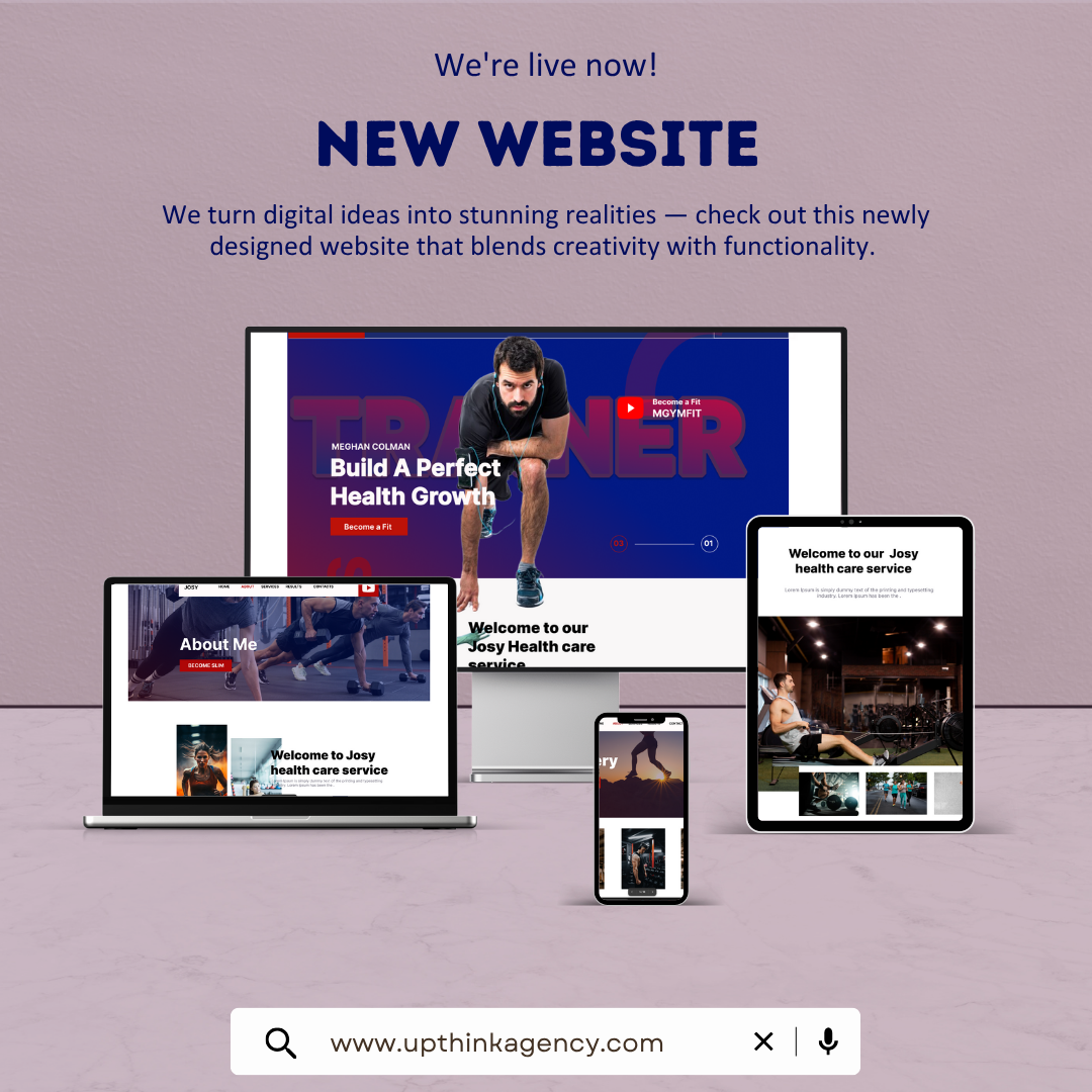 website development by upthink Agency